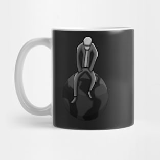 Top Of The World Logo(Black and White) Mug